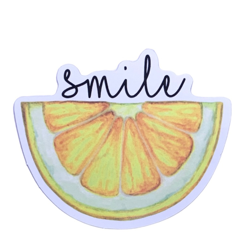 Smile Vinyl Sticker